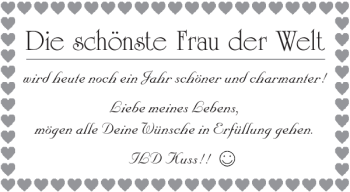 Glückwunschanzeige von Frau der von Aachener Zeitung / Aachener Nachrichten