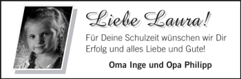 Glückwunschanzeige von Laura  von Aachener Zeitung / Aachener Nachrichten