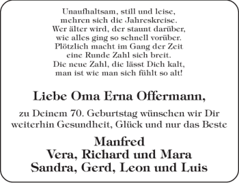 Glückwunschanzeige von   von Aachener Zeitung / Aachener Nachrichten