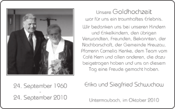 Glückwunschanzeige von Goldhochzeit  von Super Sonntag / Super Mittwoch