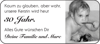 Glückwunschanzeige von und Marc von Super Sonntag / Super Mittwoch