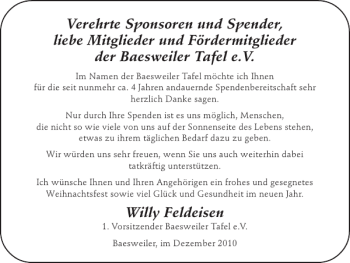 Glückwunschanzeige von   von Super Sonntag / Super Mittwoch