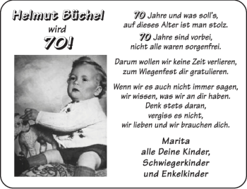 Glückwunschanzeige von   von Aachener Zeitung / Aachener Nachrichten