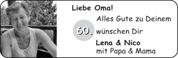 Glückwunschanzeige von   von Aachener Zeitung / Aachener Nachrichten