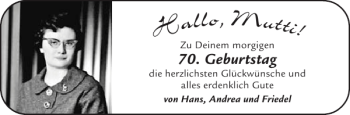Glückwunschanzeige von t  von Aachener Zeitung / Aachener Nachrichten