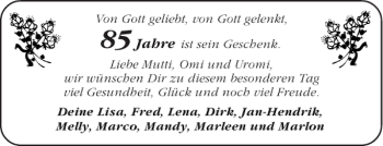 Glückwunschanzeige von   von Aachener Zeitung / Aachener Nachrichten