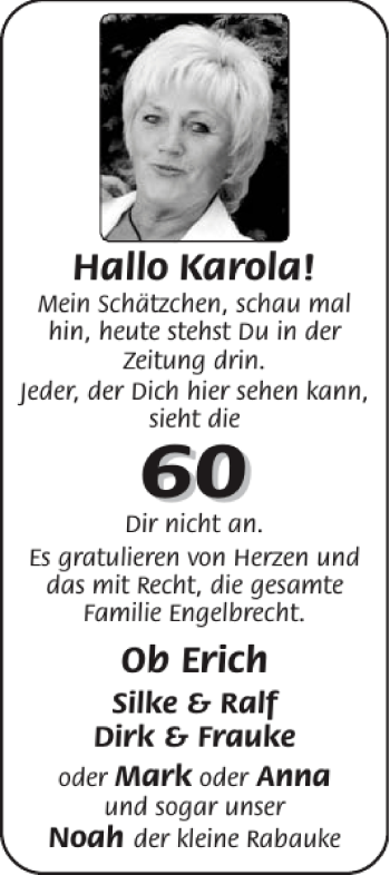Glückwunschanzeige von   von Aachener Zeitung / Aachener Nachrichten