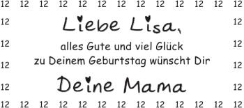 Glückwunschanzeige von Lisa Mama von Super Sonntag / Super Mittwoch