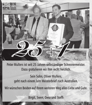 Glückwunschanzeige von   von Super Sonntag / Super Mittwoch