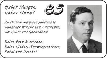 Glückwunschanzeige von   von Aachener Zeitung / Aachener Nachrichten