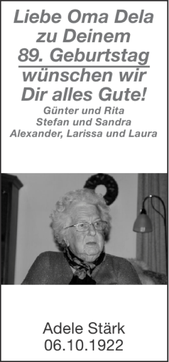 Glückwunschanzeige von Oma Dela zu von Aachener Zeitung / Aachener Nachrichten