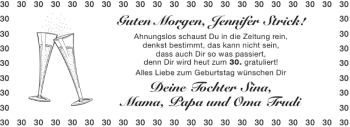 Glückwunschanzeige von   von Aachener Zeitung / Aachener Nachrichten