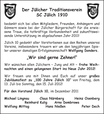 Glückwunschanzeige von   von Aachener Zeitung / Aachener Nachrichten