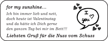 Glückwunschanzeige von   von Super Sonntag / Super Mittwoch
