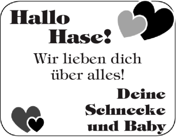 Glückwunschanzeige von Hase  von Super Sonntag / Super Mittwoch