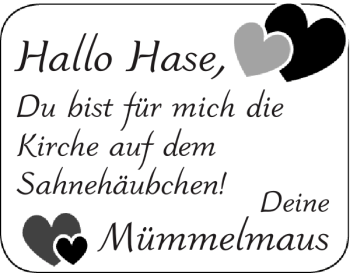 Glückwunschanzeige von Hase  von Super Sonntag / Super Mittwoch