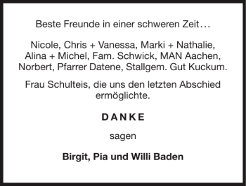 Glückwunschanzeige von   von Super Sonntag / Super Mittwoch