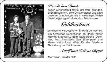 Glückwunschanzeige von Goldhochzeit  von Super Sonntag / Super Mittwoch