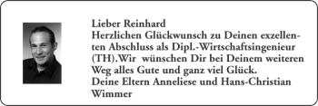 Glückwunschanzeige von   von Super Sonntag / Super Mittwoch