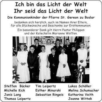 Glückwunschanzeige von der der von Super Sonntag / Super Mittwoch