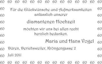 Glückwunschanzeige von Maria und Hans Vogel von Super Sonntag / Super Mittwoch
