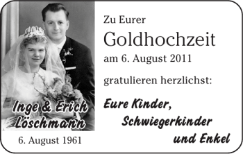 Glückwunschanzeige von Goldhochzeit  von Super Sonntag / Super Mittwoch