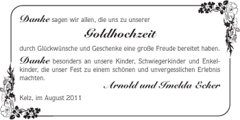 Glückwunschanzeige von Goldhochzeit  von Super Sonntag / Super Mittwoch