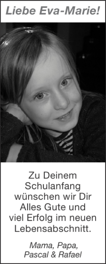 Glückwunschanzeige von Eva-Marie  von Aachener Zeitung / Aachener Nachrichten