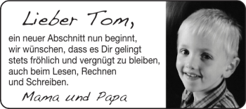 Glückwunschanzeige von Mama und Papa von Super Sonntag / Super Mittwoch