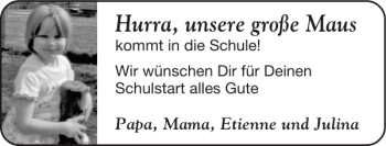 Glückwunschanzeige von große Maus von Super Sonntag / Super Mittwoch