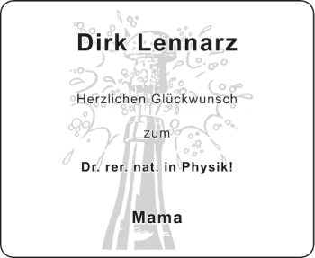 Glückwunschanzeige von D  von Aachener Zeitung / Aachener Nachrichten