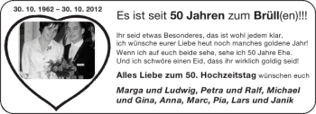 Glückwunschanzeige von Es ist en von Aachener Zeitung / Aachener Nachrichten