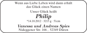 Glückwunschanzeige von Philip  von Super Sonntag / Super Mittwoch