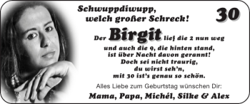 Glückwunschanzeige von   von Super Sonntag / Super Mittwoch