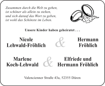 Glückwunschanzeige von   von Aachener Zeitung / Aachener Nachrichten