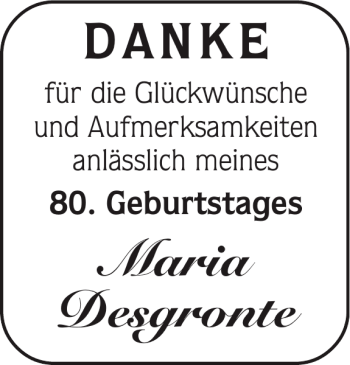 Glückwunschanzeige von   von Super Sonntag / Super Mittwoch