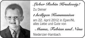 Glückwunschanzeige von   von Super Sonntag / Super Mittwoch