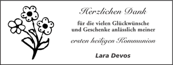 Glückwunschanzeige von ersten heiligen Kommunion von Super Sonntag / Super Mittwoch