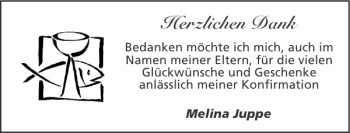 Glückwunschanzeige von im für und Geschenke anlässlich Konfirmation  von Super Sonntag / Super Mittwoch