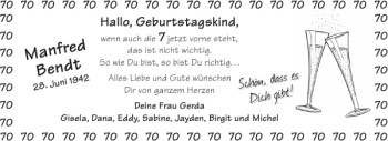 Glückwunschanzeige von es  von Aachener Zeitung / Aachener Nachrichten