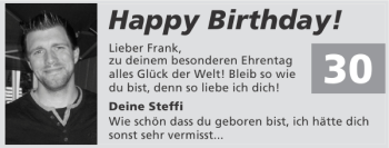 Glückwunschanzeige von   von Super Sonntag / Super Mittwoch