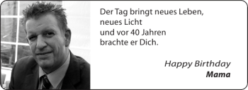 Glückwunschanzeige von   von Aachener Zeitung / Aachener Nachrichten
