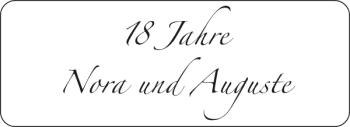 Glückwunschanzeige von Nora und Auguste von Aachener Zeitung / Aachener Nachrichten