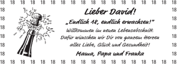 Glückwunschanzeige von David  von Aachener Zeitung / Aachener Nachrichten
