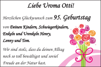 Glückwunschanzeige von Otti  von Aachener Zeitung / Aachener Nachrichten