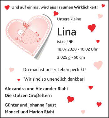 Glückwunschanzeige von   von Zeitung am Sonntag