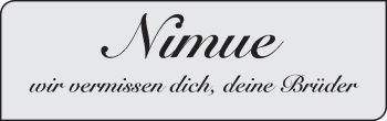 Glückwunschanzeige von Nimue  von Zeitung am Sonntag