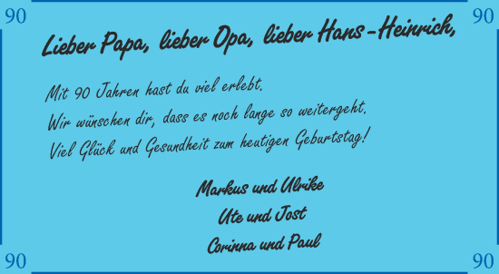 Glückwunschanzeige von Hans-Heinrich  von Aachener Zeitung / Aachener Nachrichten