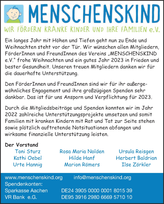 Glückwunschanzeige von Menschenskind  von Zeitung am Sonntag