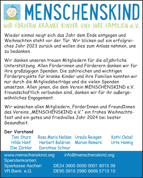Glückwunschanzeige von Menschenskind  von Zeitung am Sonntag